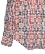 THOM BROWNE（トムブラウン）カジュアルシャツ 赤 サイズ:1(S位) メンズ/2200678189108