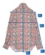 THOM BROWNE（トムブラウン）カジュアルシャツ 赤 サイズ:1(S位) メンズ/2200678189108