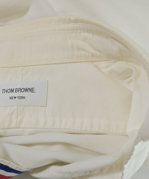 THOM BROWNE（トムブラウン）カジュアルシャツ 白 サイズ:0(XS位) メンズ/2200678189122