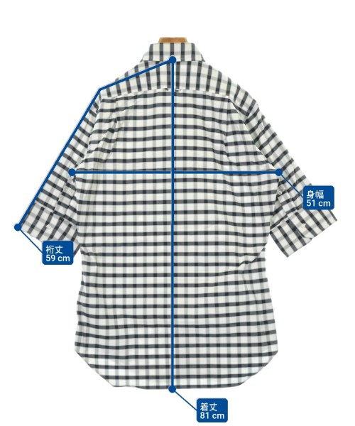 THOM BROWNE（トムブラウン）カジュアルシャツ 白 サイズ:3(L位) メンズ/2200679008019