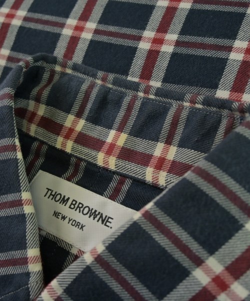 THOM BROWNE（トムブラウン）カジュアルシャツ 紺 サイズ:1(S位) メンズ/2200679448112