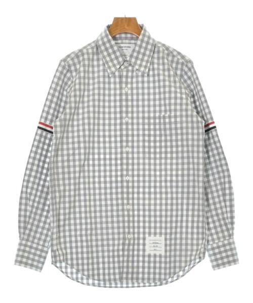 THOM BROWNE(トムブラウン)カジュアルシャツ グレー サイズ:0(XS位)/2200679712046