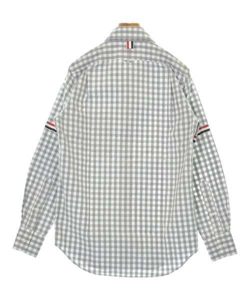 THOM BROWNE（トムブラウン）カジュアルシャツ グレー サイズ:0(XS位) メンズ/2200679712046