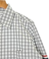 THOM BROWNE（トムブラウン）カジュアルシャツ グレー サイズ:0(XS位) メンズ/2200679712046