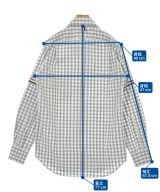 THOM BROWNE（トムブラウン）カジュアルシャツ グレー サイズ:0(XS位) メンズ/2200679712046