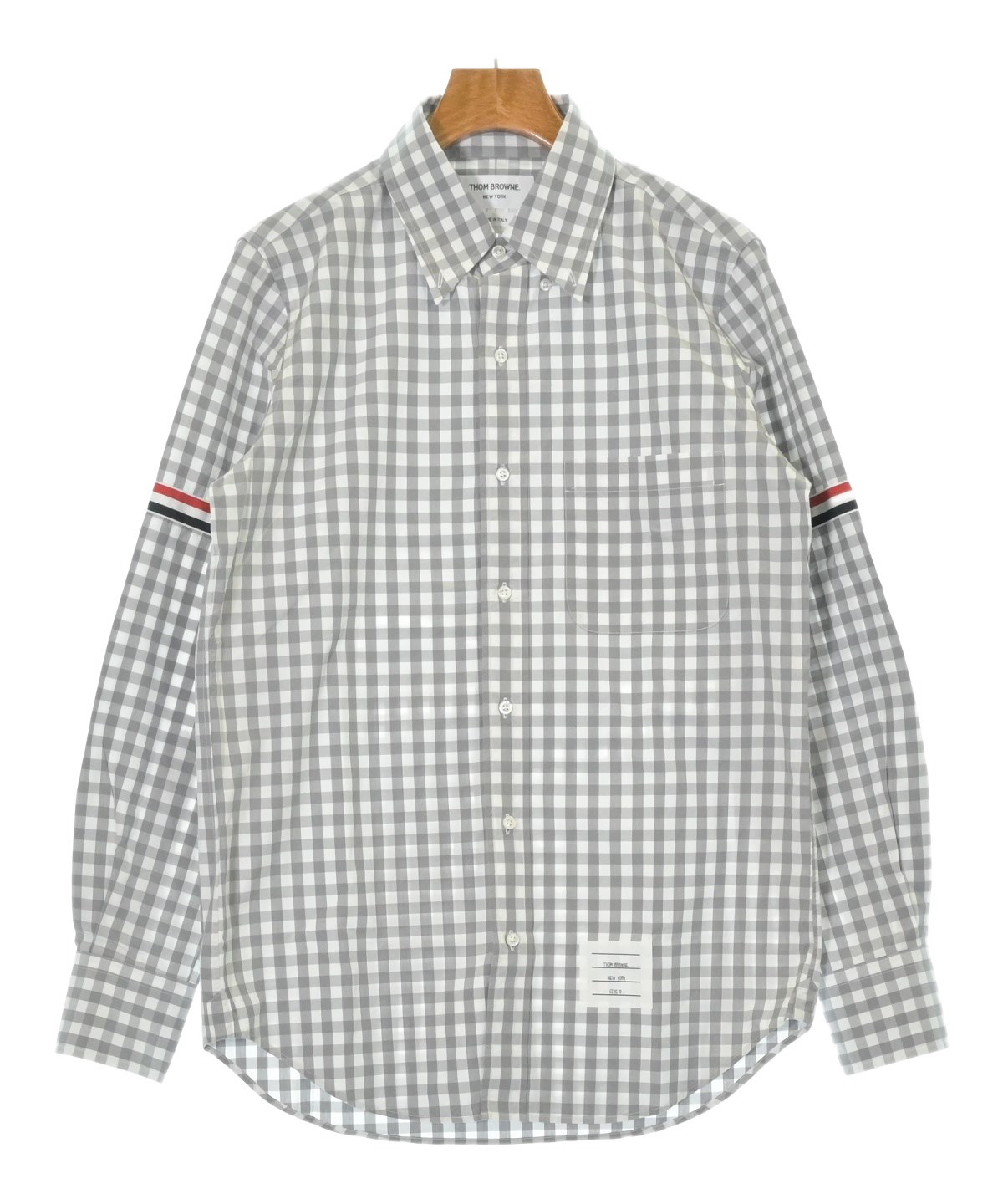 THOM BROWNE トムブラウン シャツ Tシャツ グレー 男女兼用 THOM BROWNE（トム ブラウン） Tシャツ カットソー ロングスリーブT