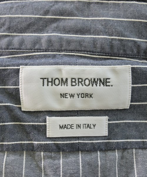 THOM BROWNE（トムブラウン）カジュアルシャツ グレー サイズ:3(L位) メンズ/2200678853023