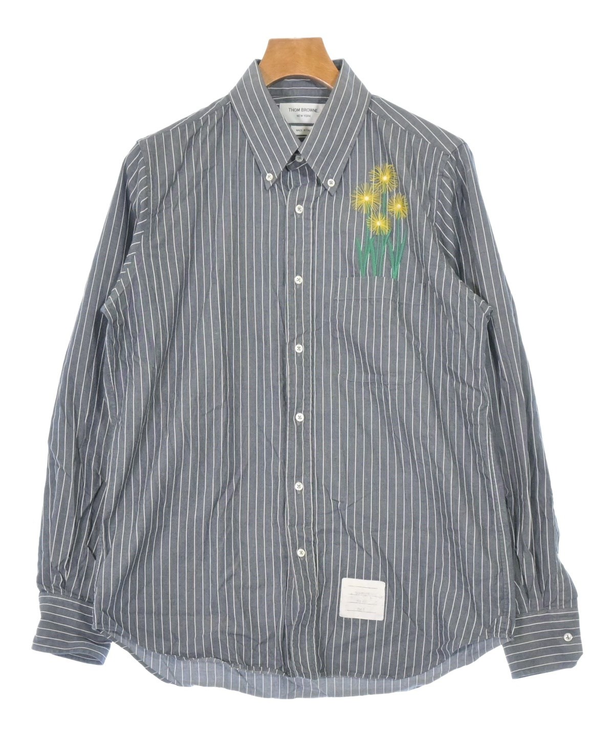 THOM BROWNE トムブラウン シャツ Tシャツ グレー 男女兼用 THOM BROWNE（トム ブラウン） Tシャツ カットソー ロングスリーブT