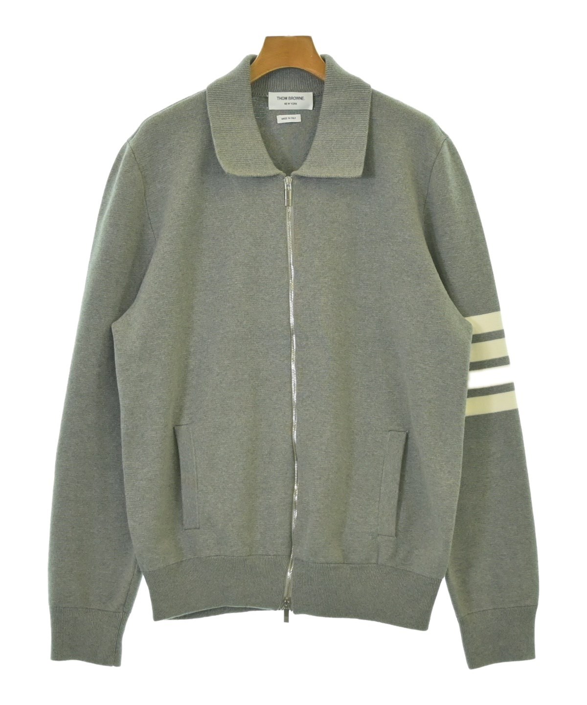 THOM BROWNE（トムブラウン）ニット・セーター グレー サイズ:5(XXL位