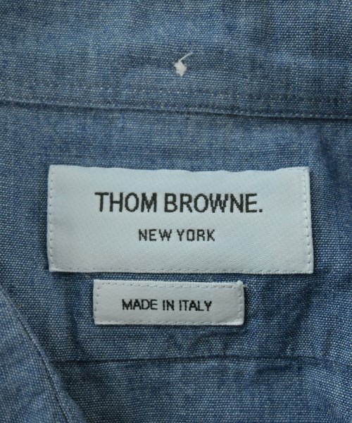 THOM BROWNE（トムブラウン）カジュアルシャツ 青 サイズ:4(XL位) メンズ/2200681110014
