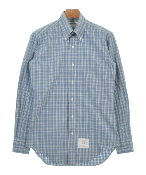 THOM BROWNE(トムブラウン)カジュアルシャツ 青 サイズ:1(S位)/2200681908185