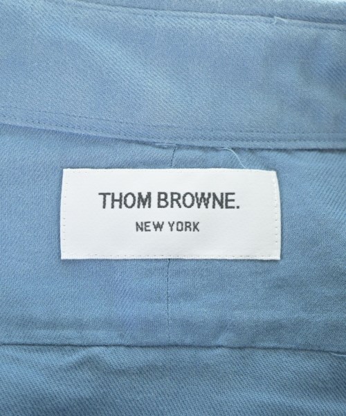THOM BROWNE（トムブラウン）カジュアルシャツ 青 サイズ:1(S位) メンズ/2200681908192