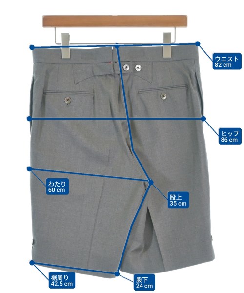 THOM BROWNE（トムブラウン）ショートパンツ グレー サイズ:2(M位) メンズ/2200691172163