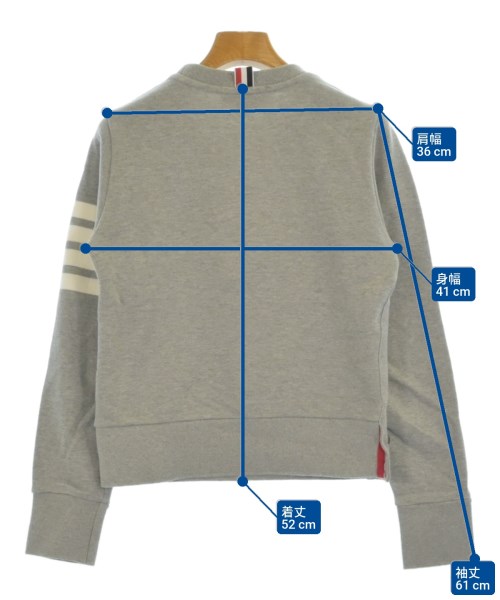 THOM BROWNE（トムブラウン）スウェット グレー サイズ:40(M位) レディース/2200691870656
