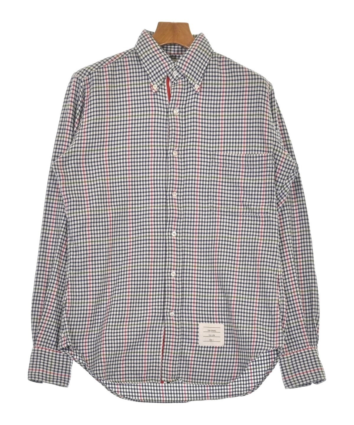 THOM BROWNE. トムブラウン　ダブルカフス　クレリックシャツ THOM BROWNE（トムブラウン）カジュアルシャツ 青 サイズ:2(M位