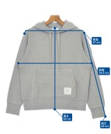 THOM BROWNE（トムブラウン）パーカー グレー サイズ:2(M位) メンズ/2200695822095