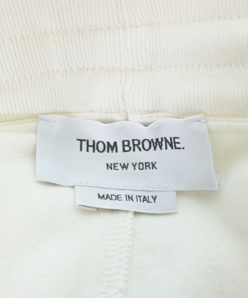 THOM BROWNE（トムブラウン）スウェットパンツ 白 サイズ:1(S位) メンズ/2200696640193