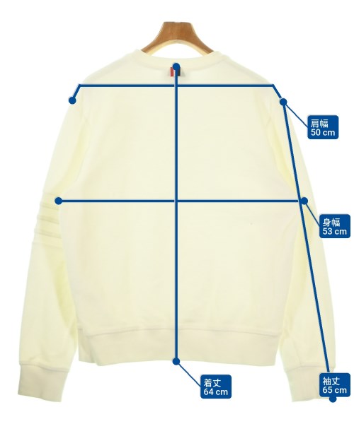 THOM BROWNE（トムブラウン）スウェット 白 サイズ:3(L位) メンズ/2200696640209