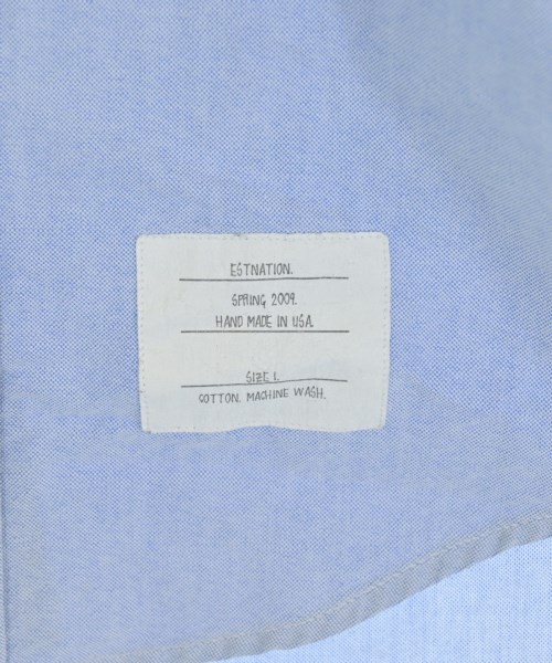 THOM BROWNE（トムブラウン）カジュアルシャツ 青 サイズ:1(S位) メンズ/2200698178083