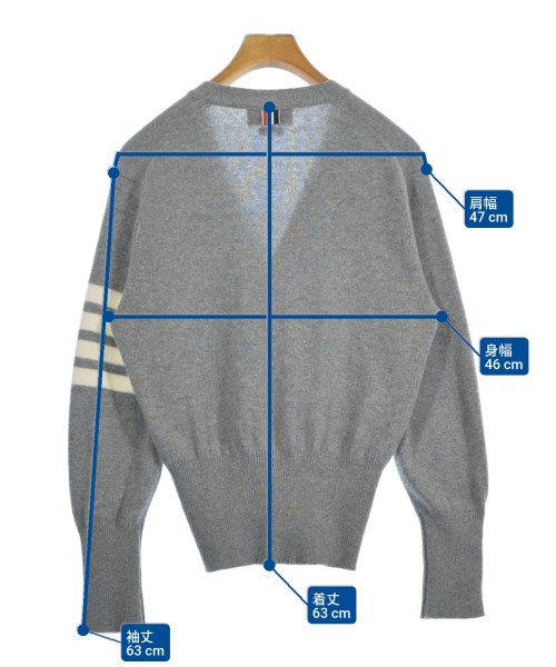 THOM BROWNE（トムブラウン）カーディガン グレー サイズ:1(S位) メンズ/2200698270022