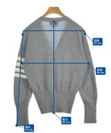 THOM BROWNE（トムブラウン）カーディガン グレー サイズ:1(S位) メンズ/2200698270022