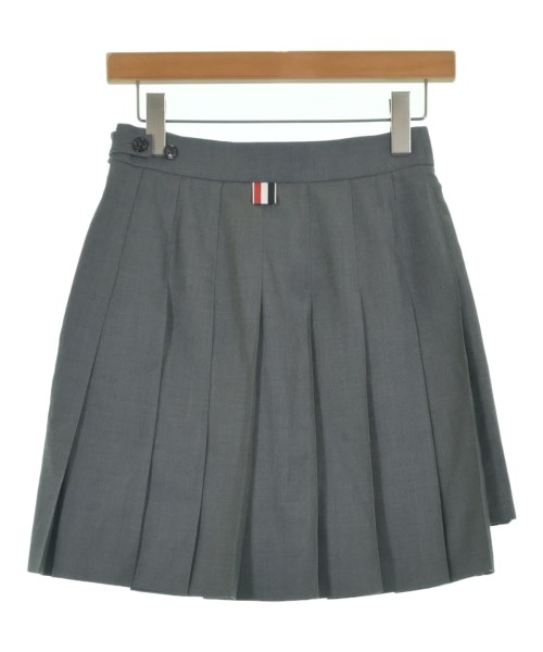THOM BROWNE（トムブラウン）ミニスカート グレー サイズ:34(XXS位) レディース/2200698440012
