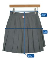 THOM BROWNE（トムブラウン）ミニスカート グレー サイズ:34(XXS位) レディース/2200698440012