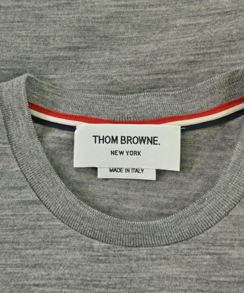 THOM BROWNE（トムブラウン）ニット・セーター グレー サイズ:0(XS位) メンズ/2200698926011