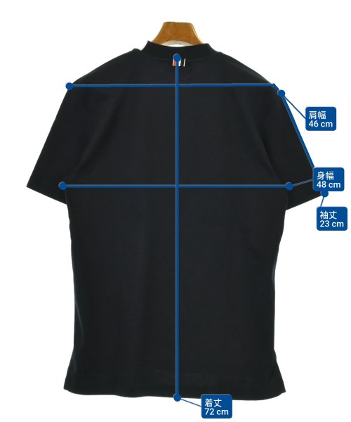 THOM BROWNE（トムブラウン）Tシャツ・カットソー 黒 サイズ:2(M位) メンズ/2200699201018