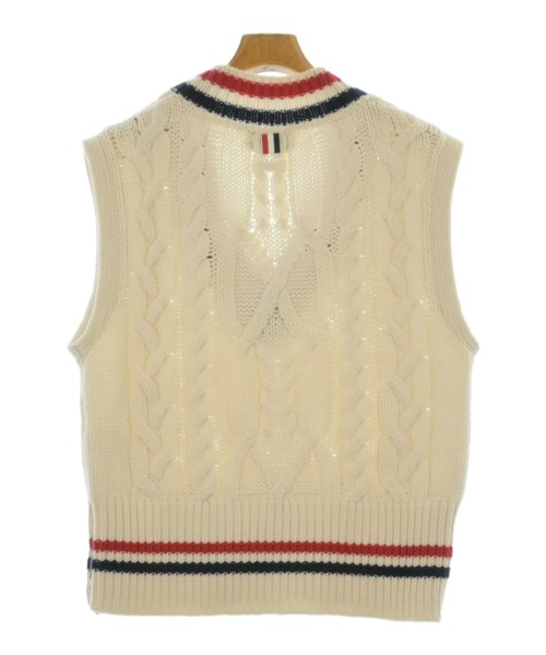 THOM BROWNE（トムブラウン）ベスト 白 サイズ:5(XXL位) メンズ/2200655274049