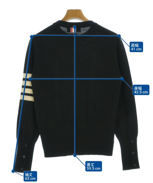 THOM BROWNE（トムブラウン）ニット・セーター 黒 サイズ:0(XS位) メンズ/2200655274056