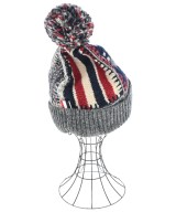 THOM BROWNE（トムブラウン）ニットキャップ・ビーニー グレー サイズ:O/S メンズ/2200655274070
