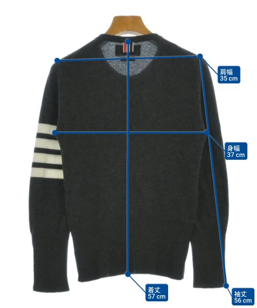 THOM BROWNE（トムブラウン）カーディガン グレー サイズ:36(XS位) レディース/2200655781011