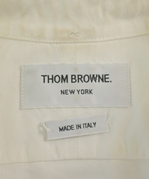 THOM BROWNE（トムブラウン）シャツワンピース 白 サイズ:38(S位) レディース/2200657124014