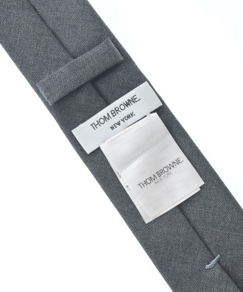 THOM BROWNE（トムブラウン）ネクタイ グレー サイズ:- メンズ/2200657124021