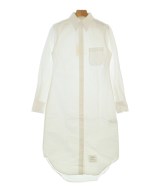 THOM BROWNE（トムブラウン）シャツワンピース 白 サイズ:40(M位) レディース/2200658867019