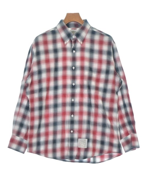THOM BROWNE(トムブラウン)カジュアルシャツ 赤 サイズ:5(XXL位)/2200659950086