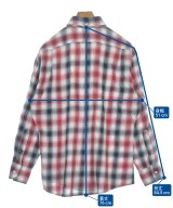 THOM BROWNE（トムブラウン）カジュアルシャツ 赤 サイズ:5(XXL位) メンズ/2200659950086