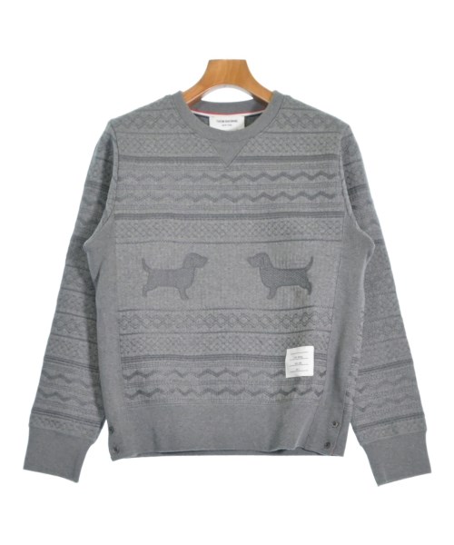 THOM BROWNE(トムブラウン)ニット・セーター グレー サイズ:2(M位)/2200660539010