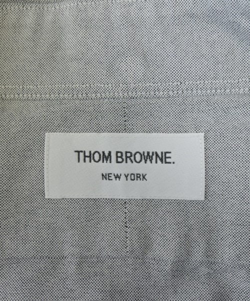 THOM BROWNE（トムブラウン）カジュアルシャツ グレー サイズ:0(XS位) メンズ/2200657383480