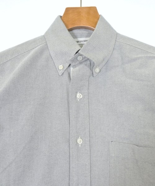 THOM BROWNE（トムブラウン）カジュアルシャツ グレー サイズ:0(XS位) メンズ/2200657383480