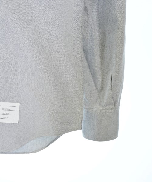 THOM BROWNE（トムブラウン）カジュアルシャツ グレー サイズ:0(XS位) メンズ/2200657383480
