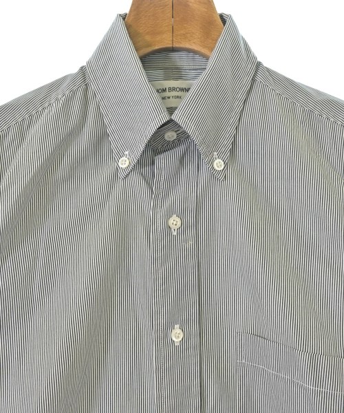 THOM BROWNE（トムブラウン）カジュアルシャツ グレー サイズ:0(XS位) メンズ/2200661166055