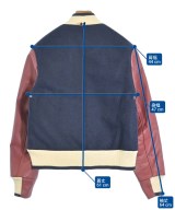 THOM BROWNE（トムブラウン）スタジャン 紺 サイズ:0(S位) メンズ/2200660779041