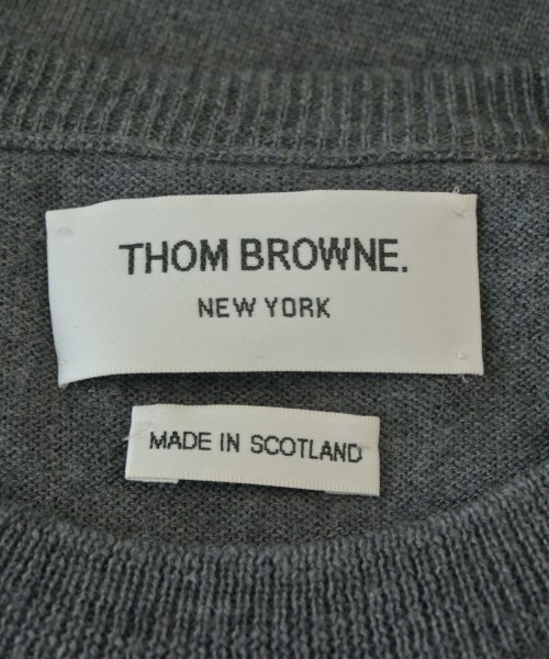 THOM BROWNE（トムブラウン）ニット・セーター グレー サイズ:1(S位) メンズ/2200660779096