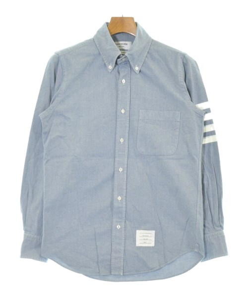 THOM BROWNE(トムブラウン)ドレスシャツ 青 サイズ:0(XS位)/2200661887103
