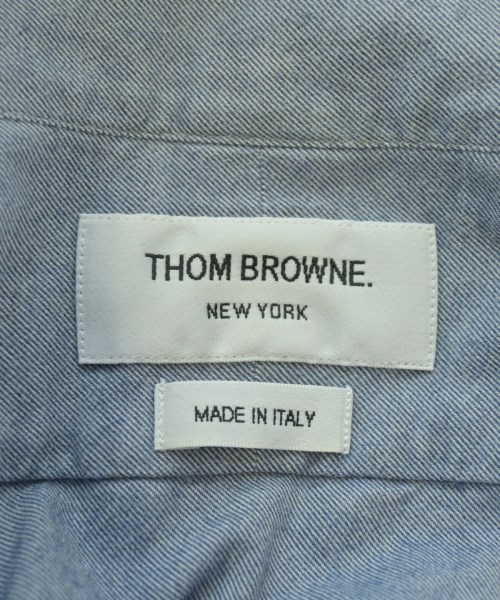 THOM BROWNE（トムブラウン）ドレスシャツ 青 サイズ:0(XS位) メンズ/2200661887103