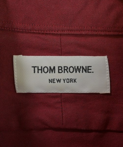 THOM BROWNE（トムブラウン）カジュアルシャツ 赤 サイズ:00(XS位) レディース/2200711879126