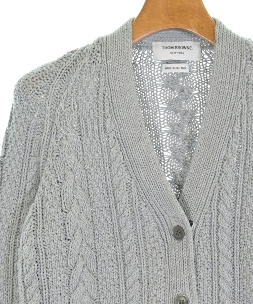 THOM BROWNE（トムブラウン）カーディガン グレー サイズ:38(S位) レディース/2200713954050