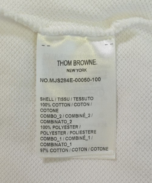 THOM BROWNE（トムブラウン）Tシャツ・カットソー 白 サイズ:2(M位) メンズ/2200713954081
